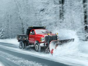 2018 International CV Day Cab Snow Plow